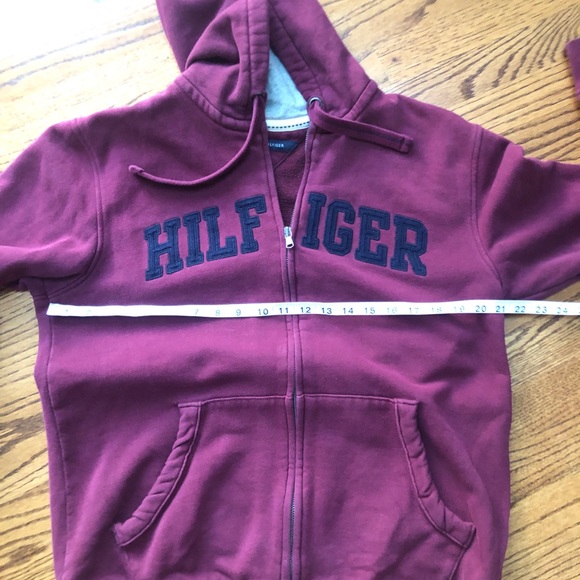 Tommy Hilfiger Zip-up Red Hoodie - Picture 6 of 7